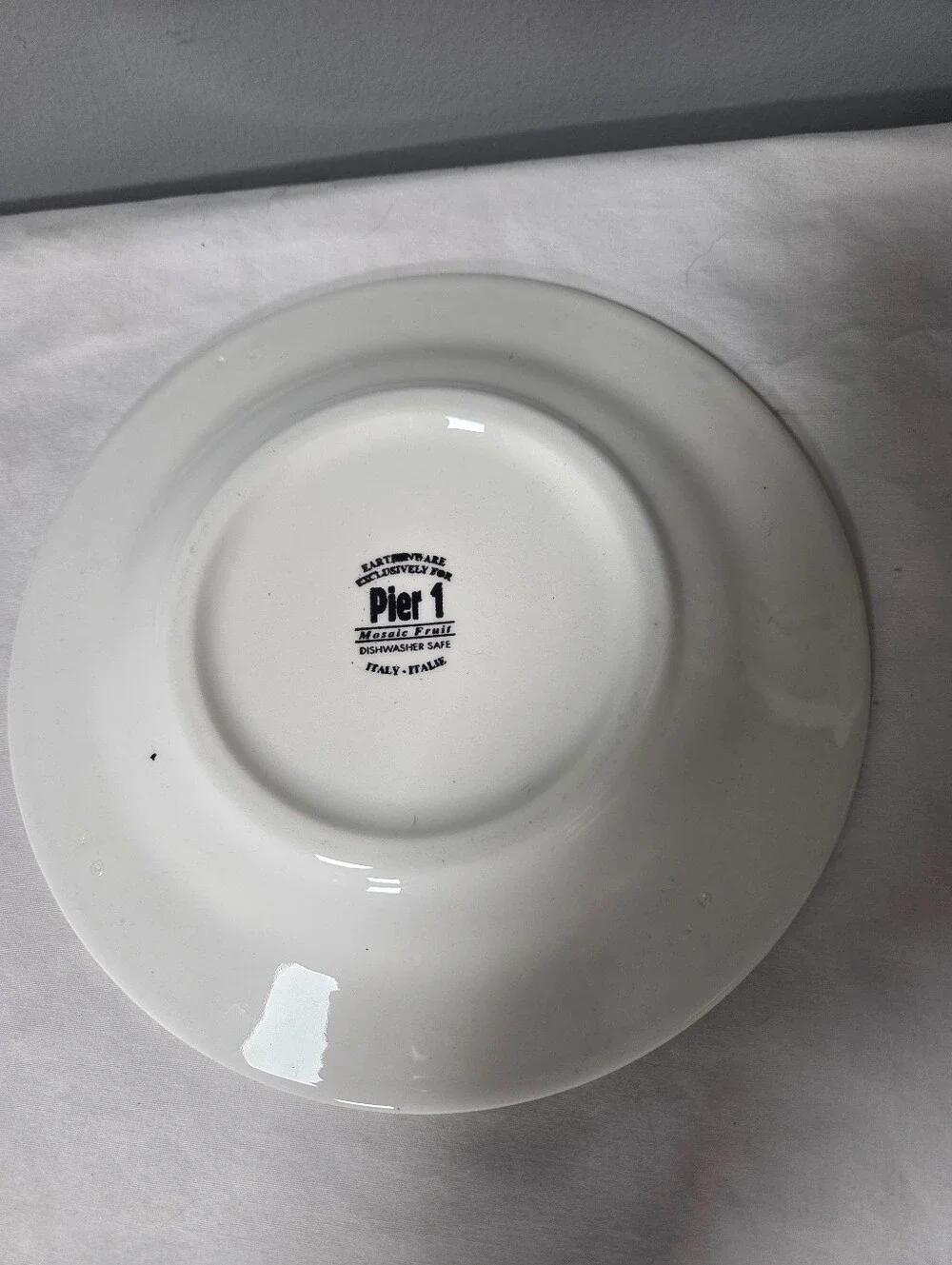 Pier One Mosaic Fruit 1 Salad Plates Fall Harvest Farm House Decor